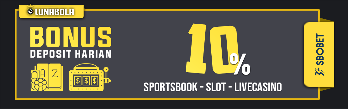 BONUS DEPOSIT HARIAN 10%